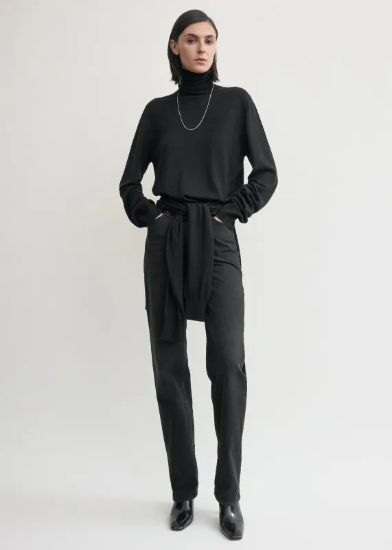 Double-sleeve turtleneck black sold by Toteme