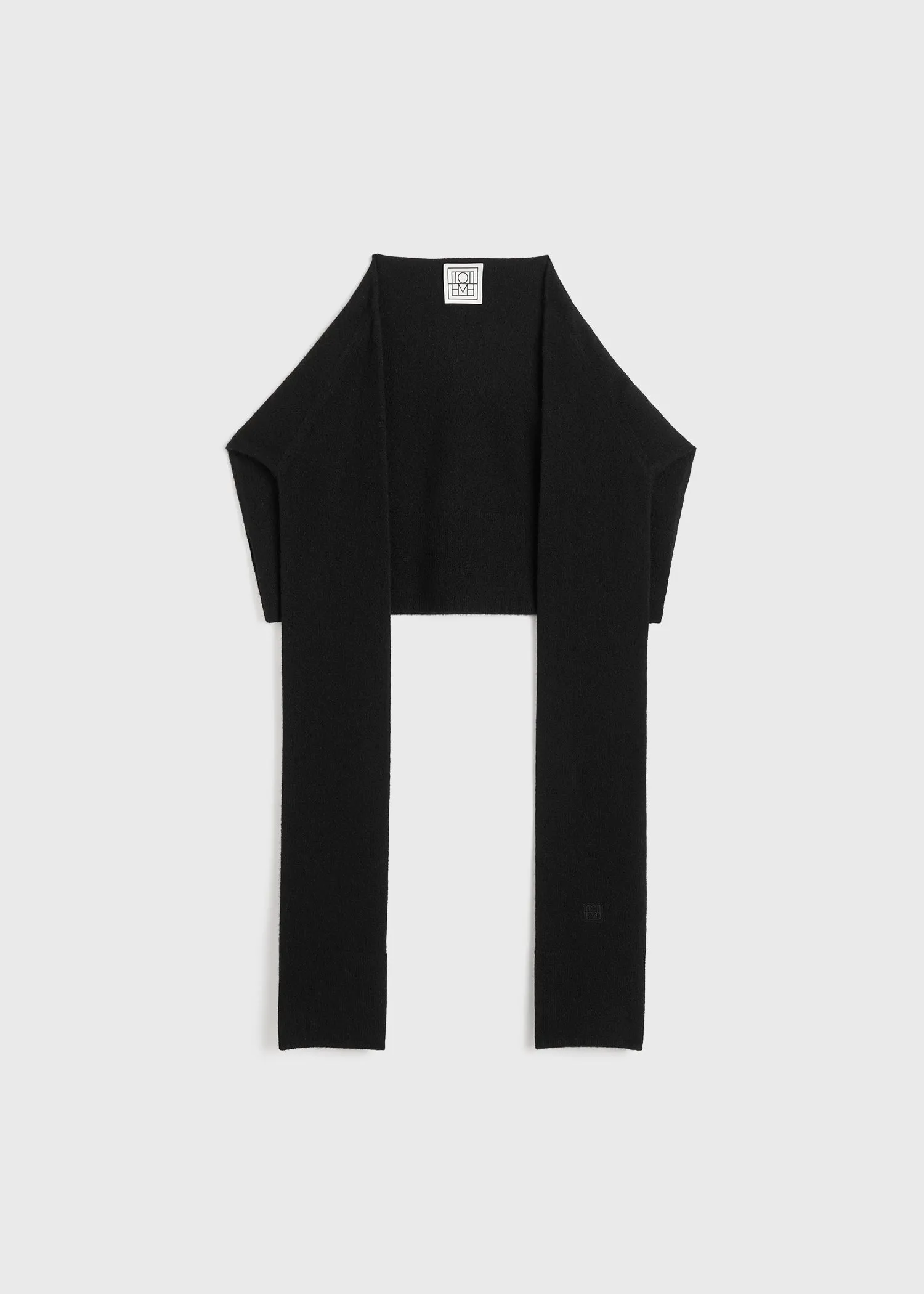 Sleeve scarf black sold by Toteme product image thumbnail 5