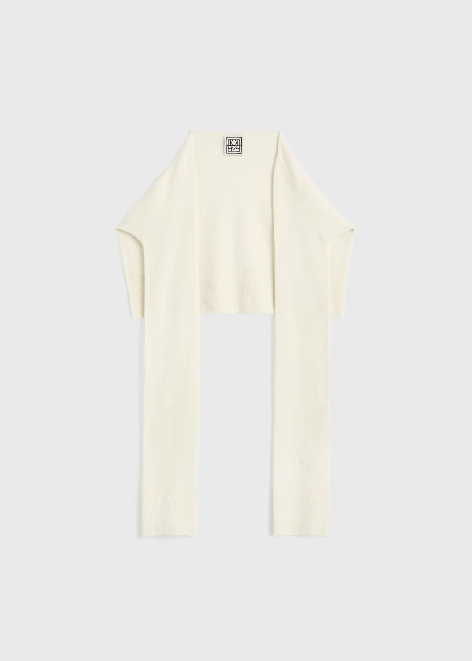 Sleeve scarf white sold by Toteme product image thumbnail 5