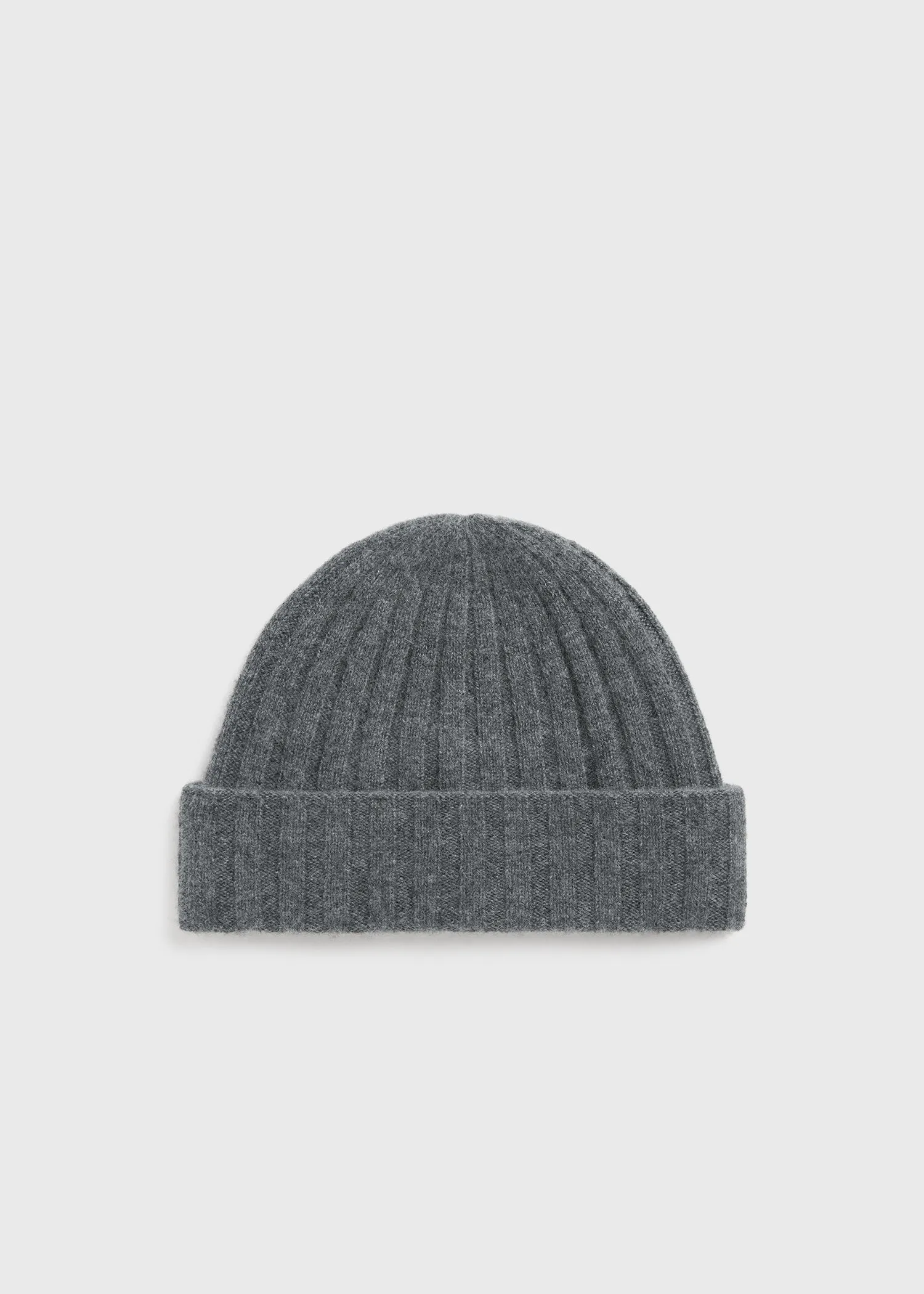 Cashmere beanie charcoal melange sold by Toteme