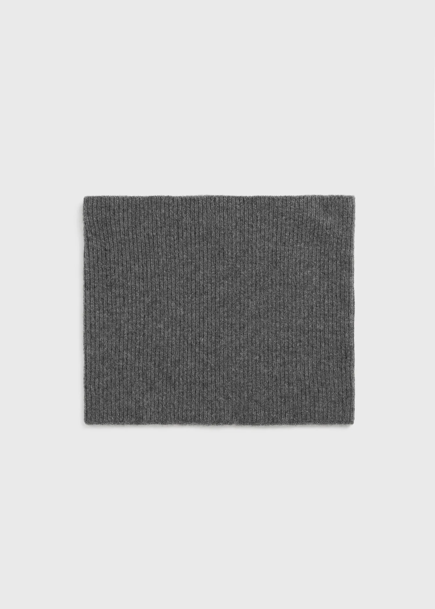 Cashmere neck warmer charcoal sold by Toteme product image thumbnail 4