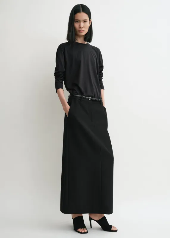 Classic long-sleeve tee black sold by Toteme