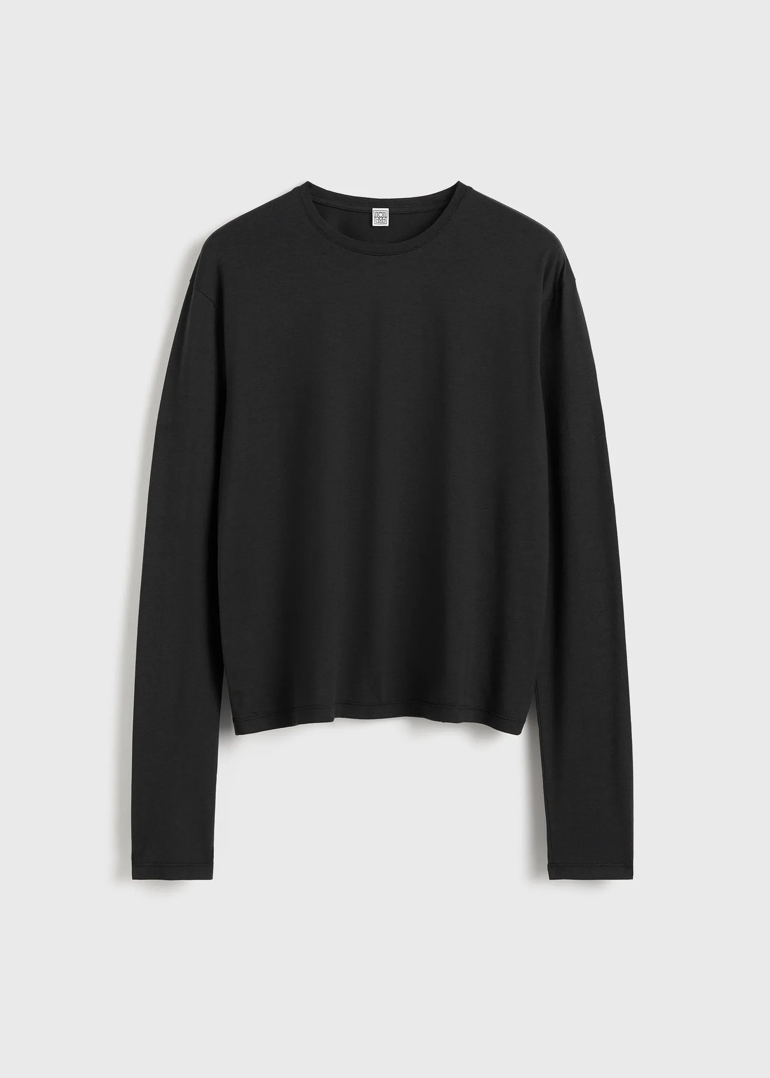 Classic long-sleeve tee black sold by Toteme product image thumbnail 5