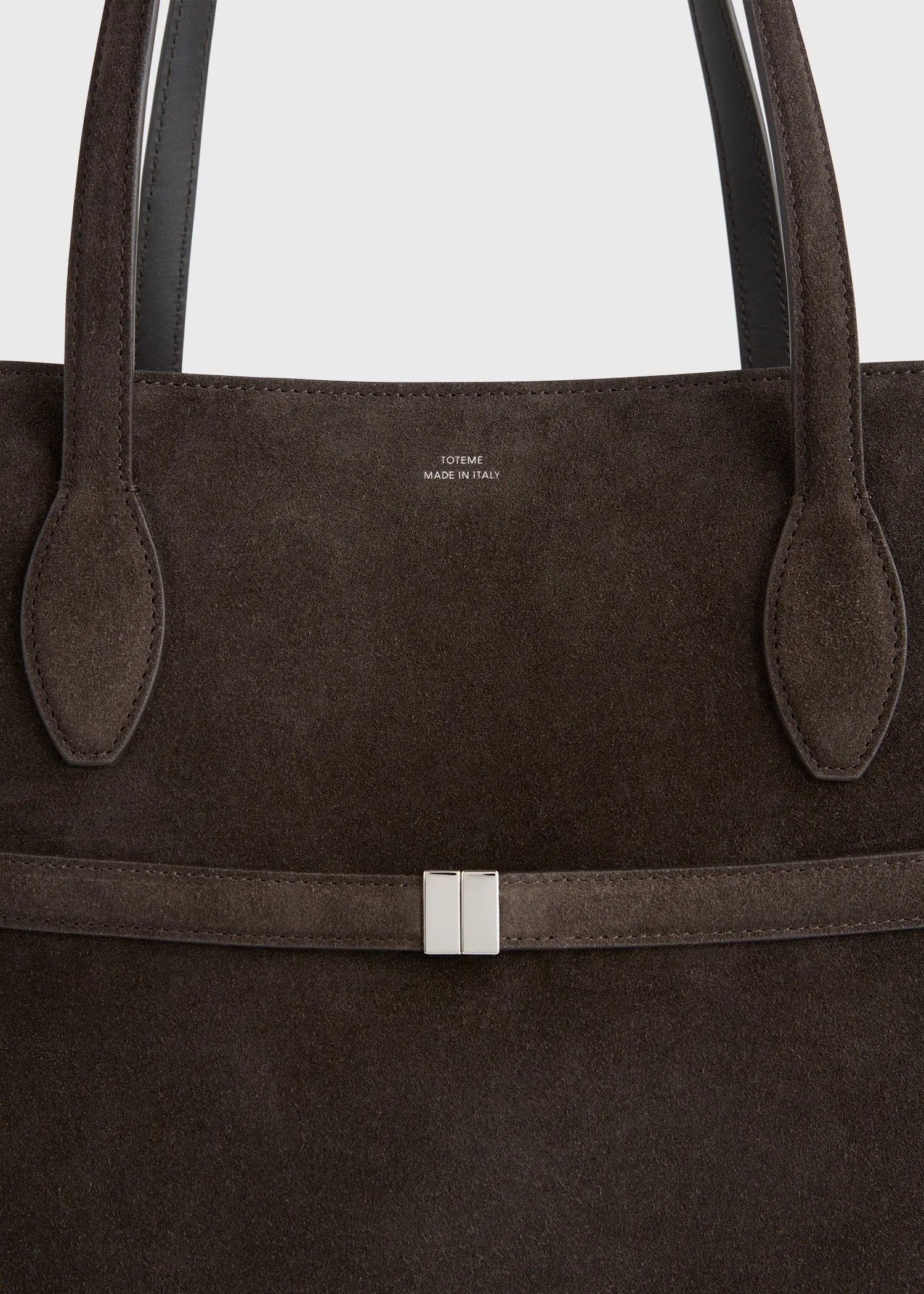 Suede lounge tote brown sold by Toteme product image thumbnail 5