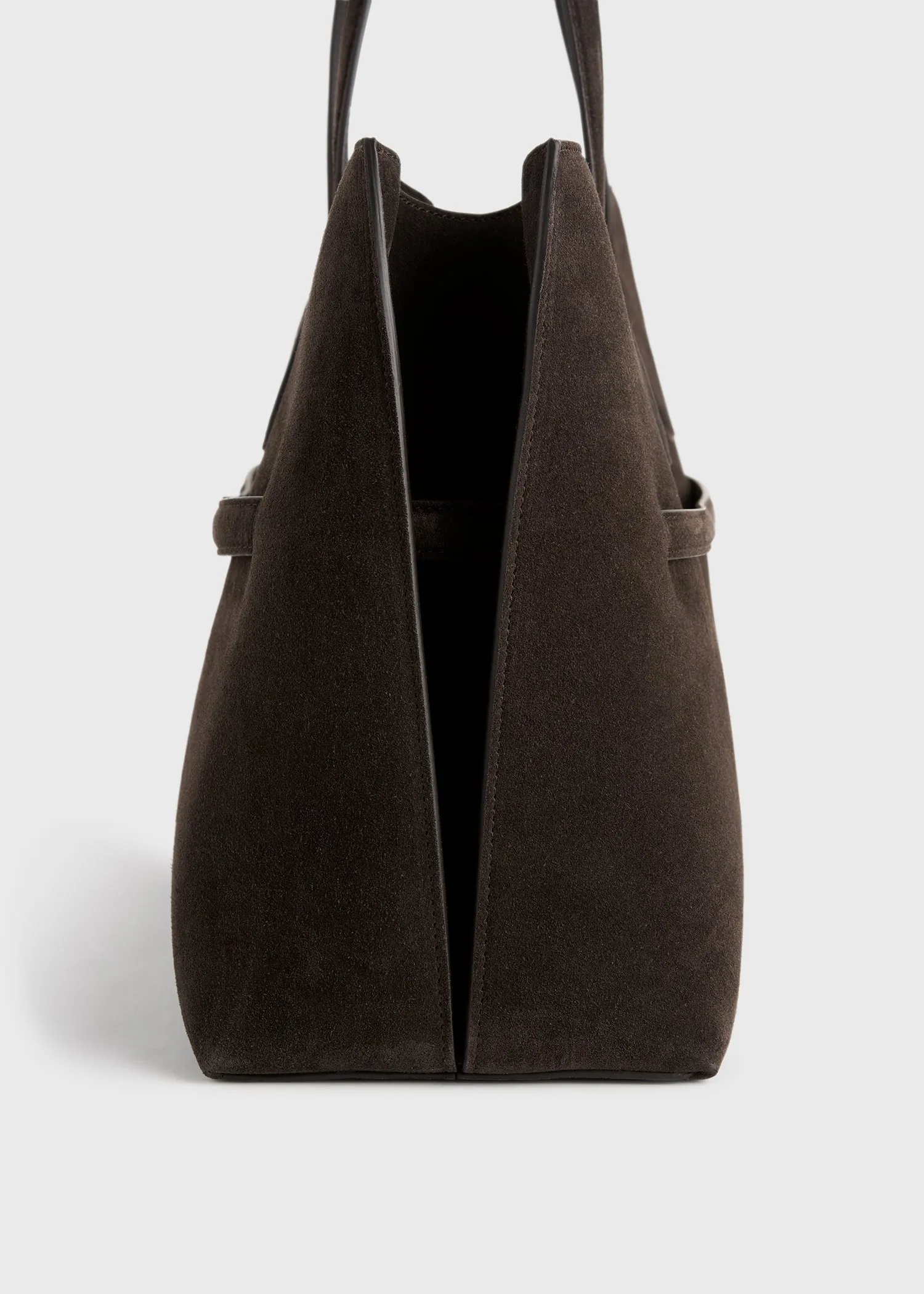 Suede lounge tote brown sold by Toteme product image thumbnail 4