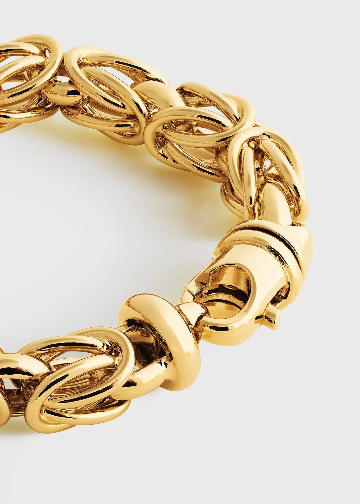 Byzantine bracelet gold sold by Toteme product image thumbnail 4