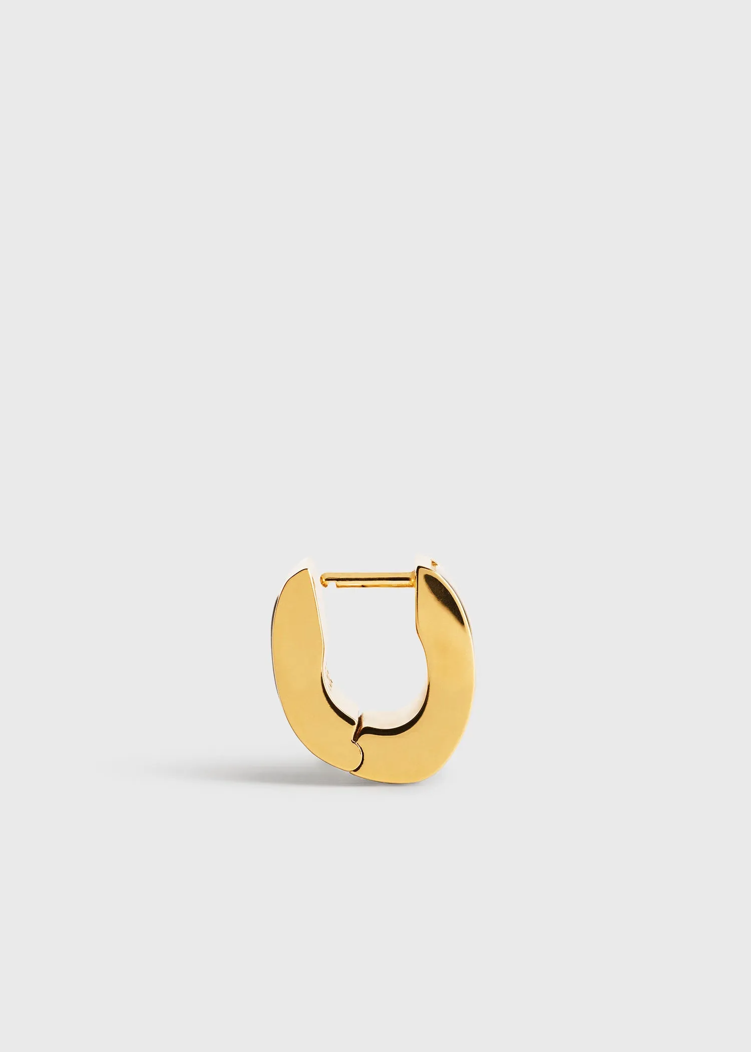 Petite signature hoops beige/gold sold by Toteme product image thumbnail 3