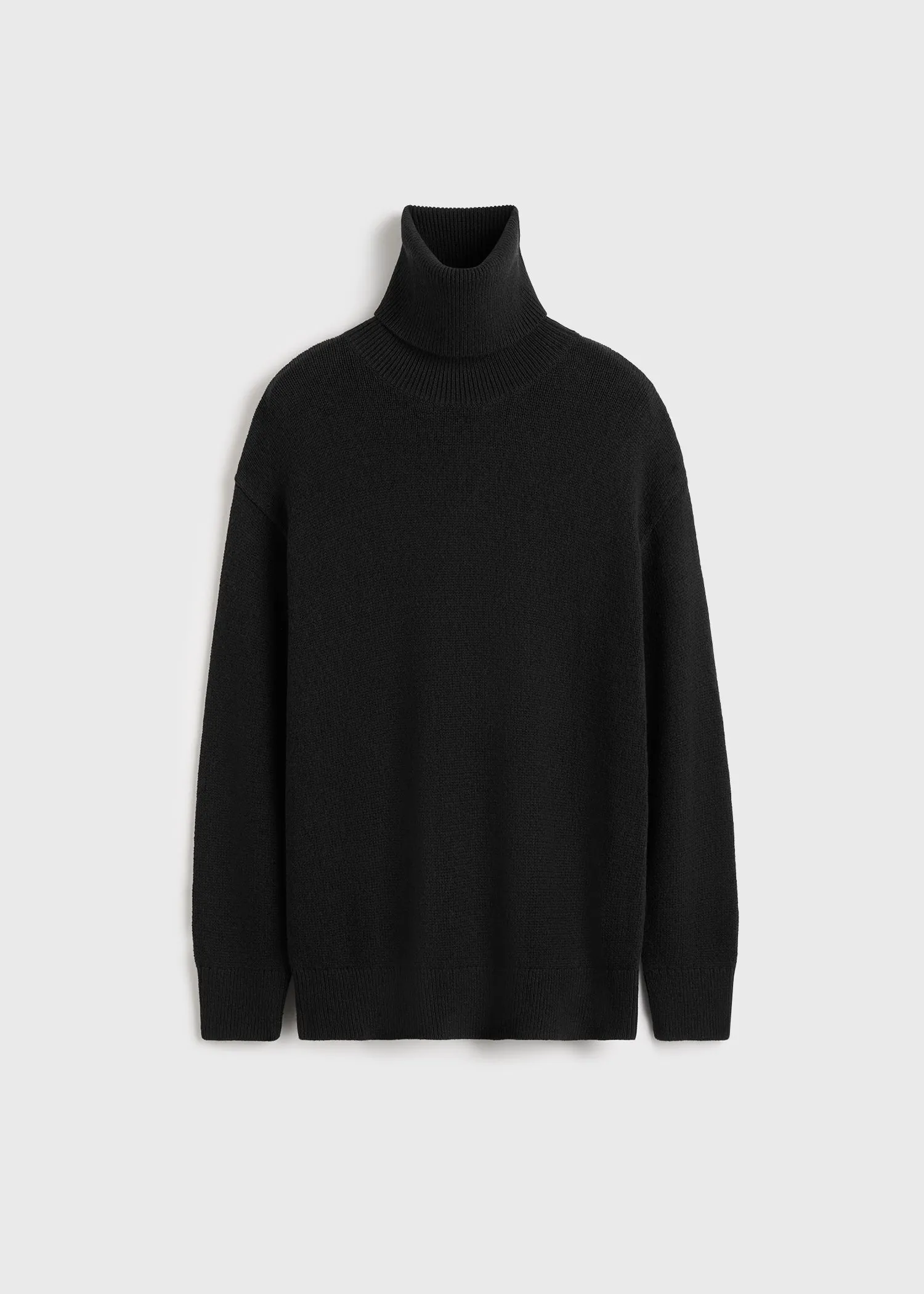 Longline turtleneck black sold by Toteme product image thumbnail 5