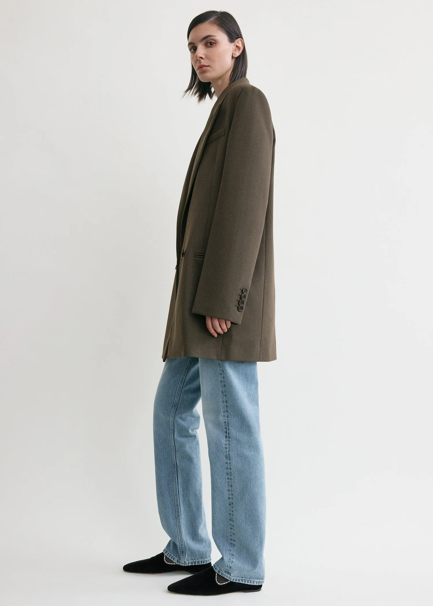 Shield blazer forest sold by Toteme product image thumbnail 2