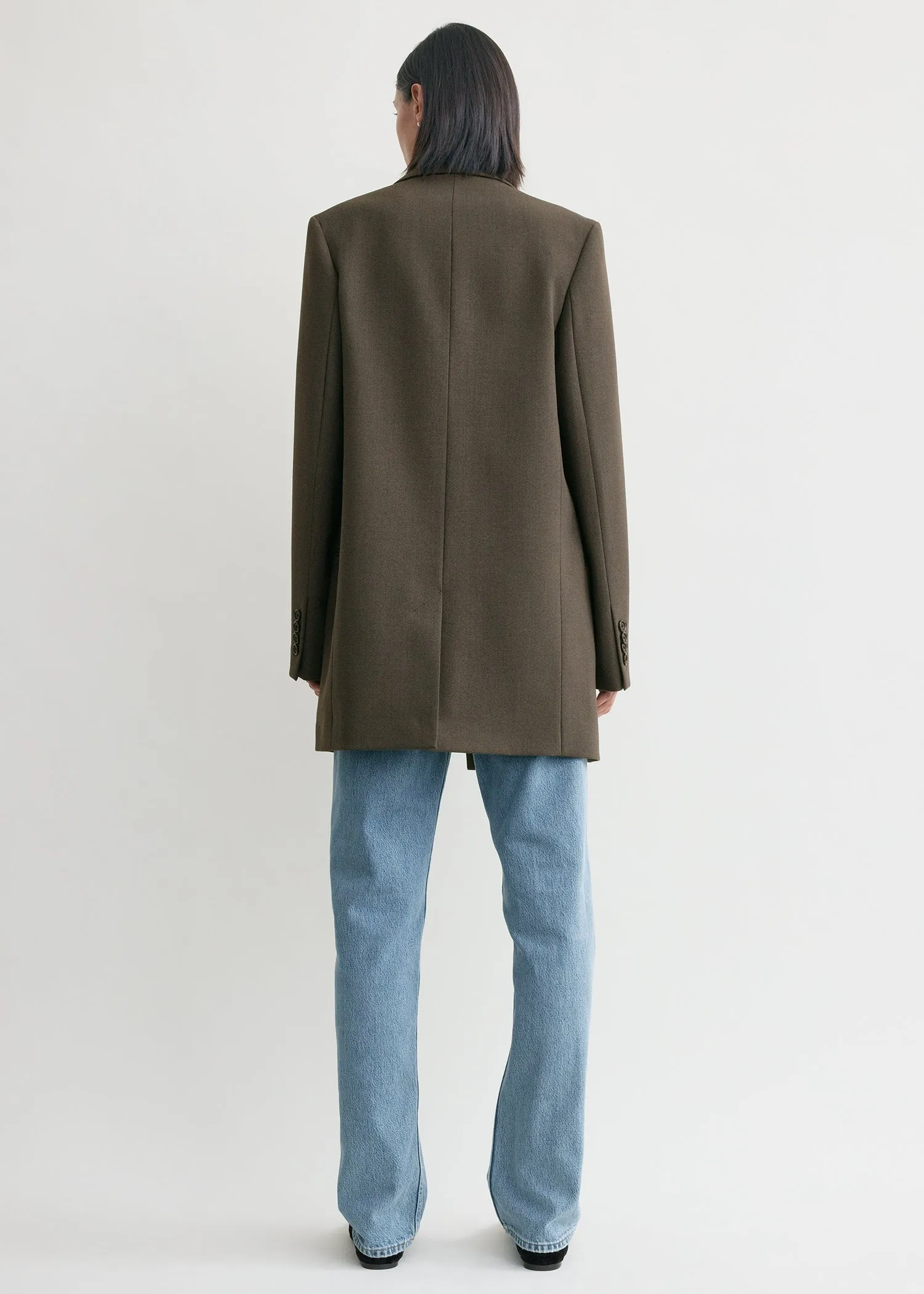 Shield blazer forest sold by Toteme product image thumbnail 3