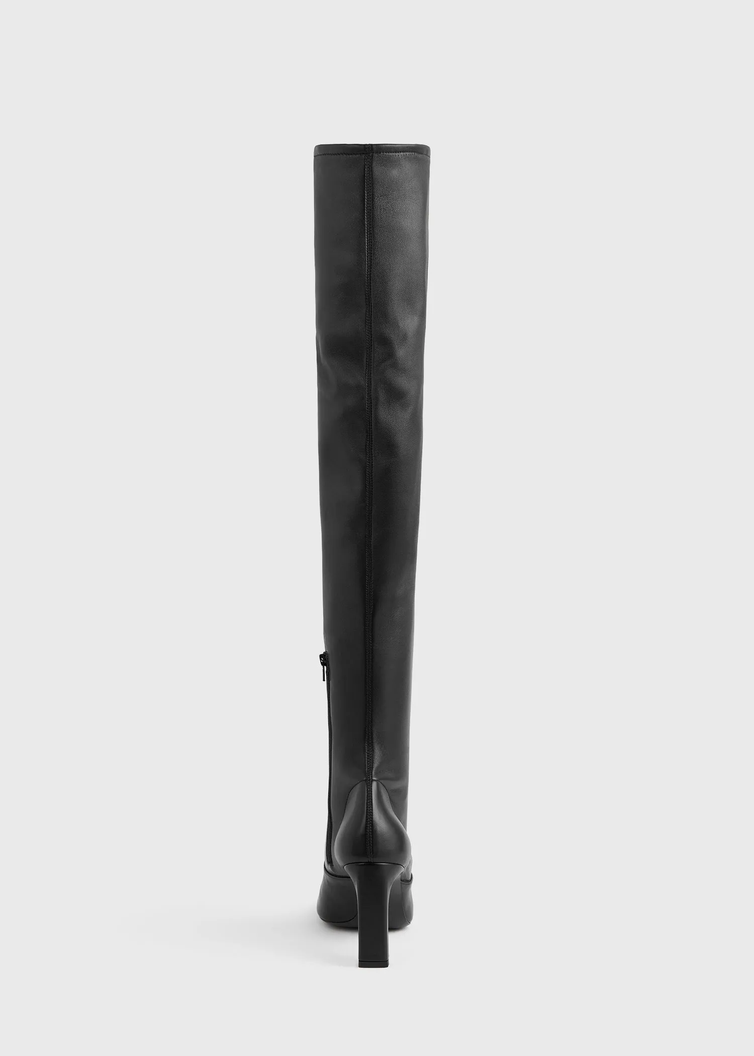 Nappa over-the-knee boots black sold by Toteme product image thumbnail 4