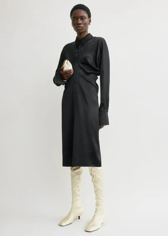 Slouch shirtdress black made by Toteme