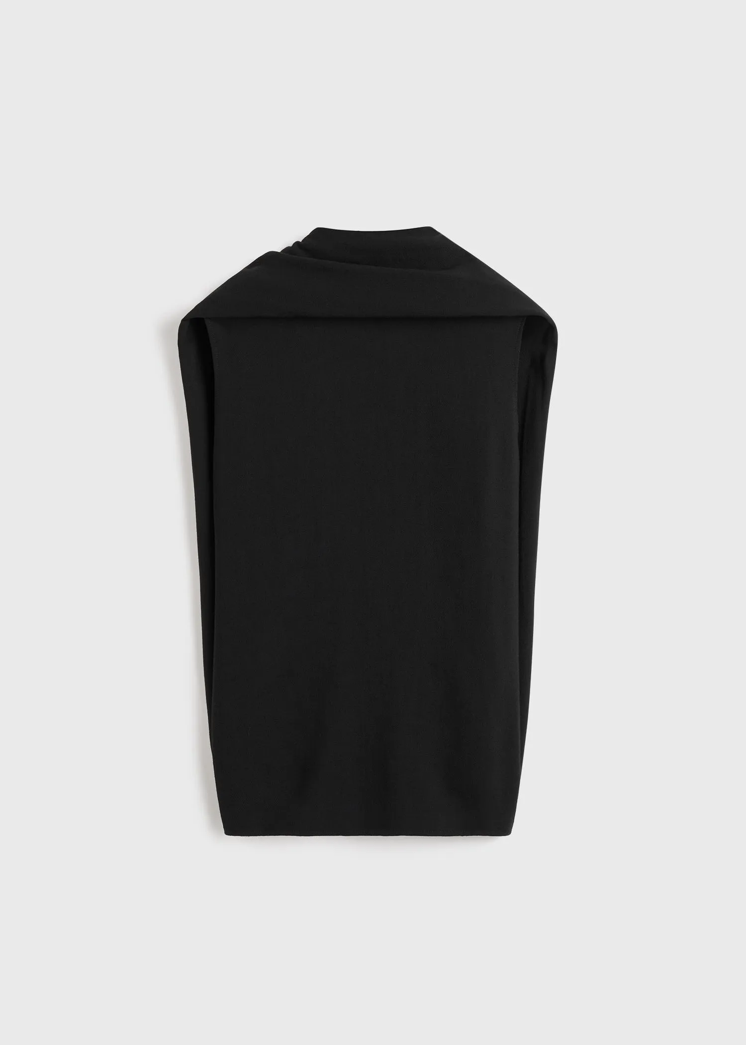 Cocoon cape blouse black sold by Toteme product image thumbnail 5