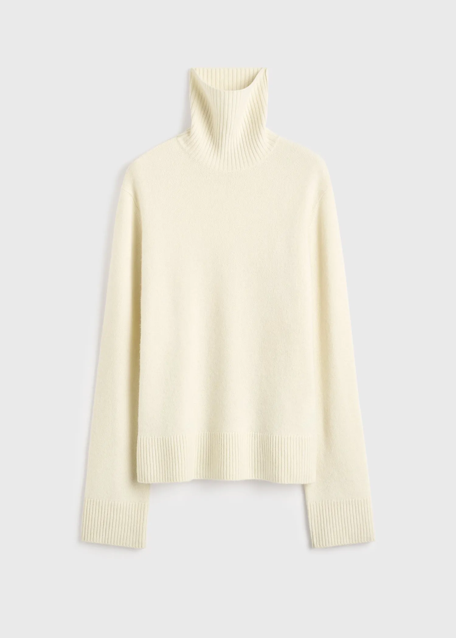 Cashmere turtleneck ecru sold by Toteme product image thumbnail 5