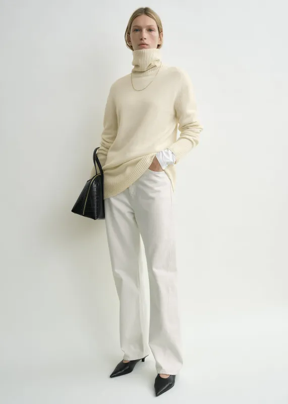 Cashmere turtleneck ecru sold by Toteme
