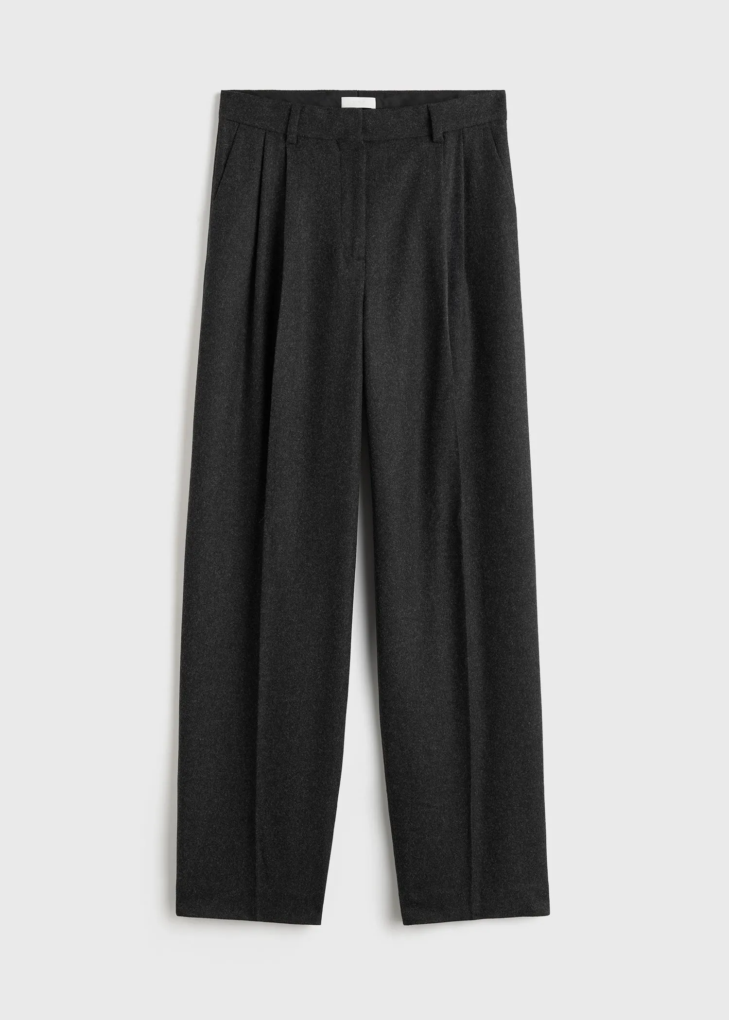 Double-pleat winter trousers charcoal sold by Toteme product image thumbnail 5