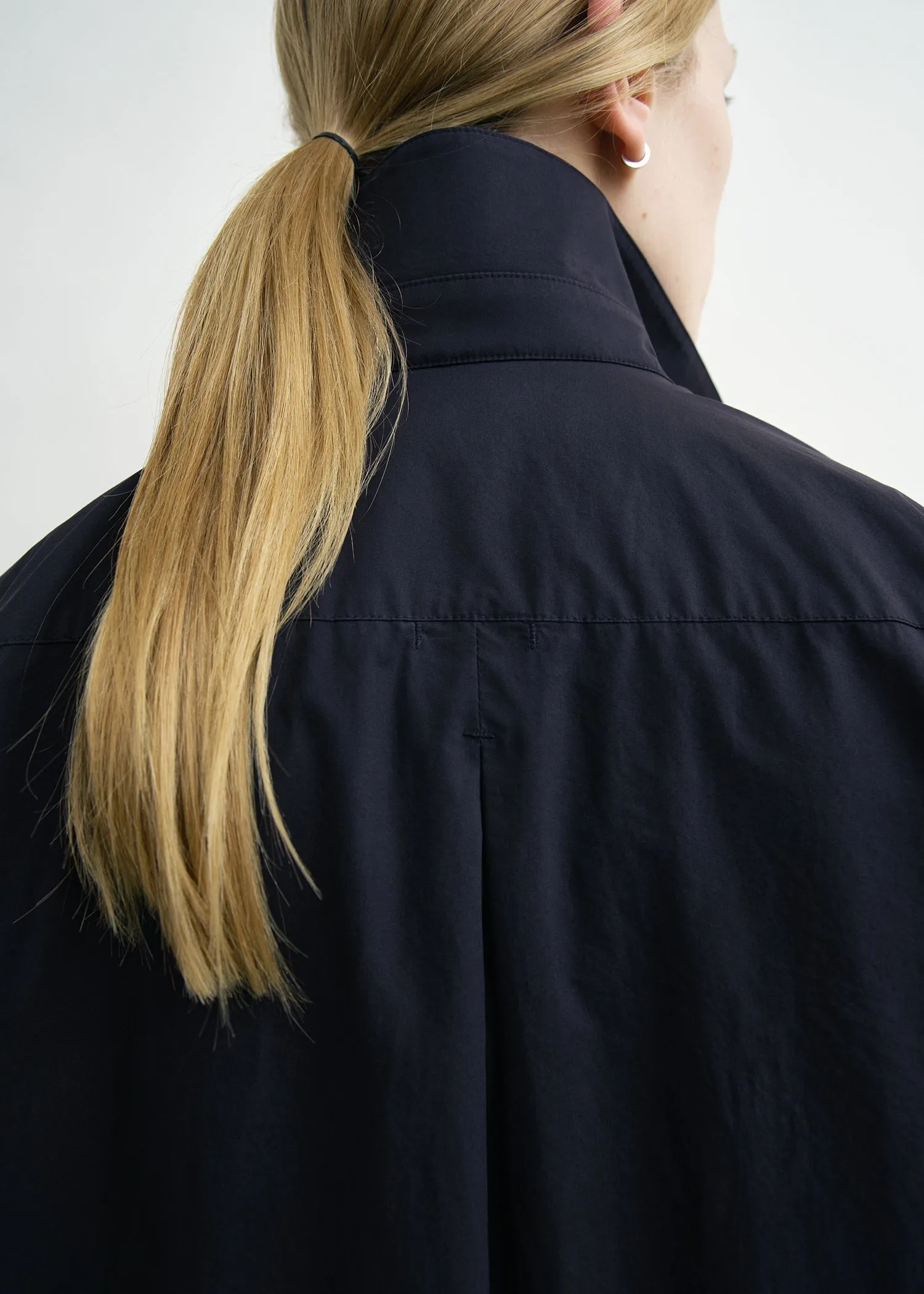 Classic tumbled shirt midnight sold by Toteme product image thumbnail 5