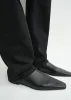 Zipped leather chelsea boots black sold by Toteme