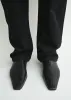 Zipped leather chelsea boots black sold by Toteme