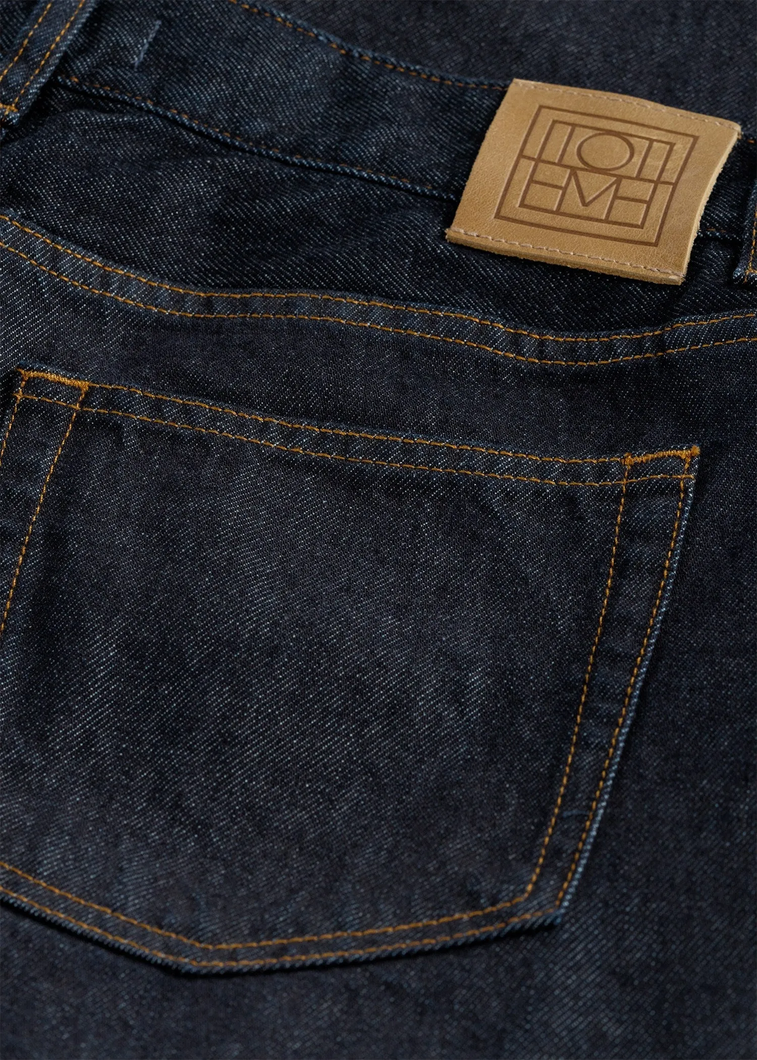 Low straight denim rinsed blue sold by Toteme product image thumbnail 5