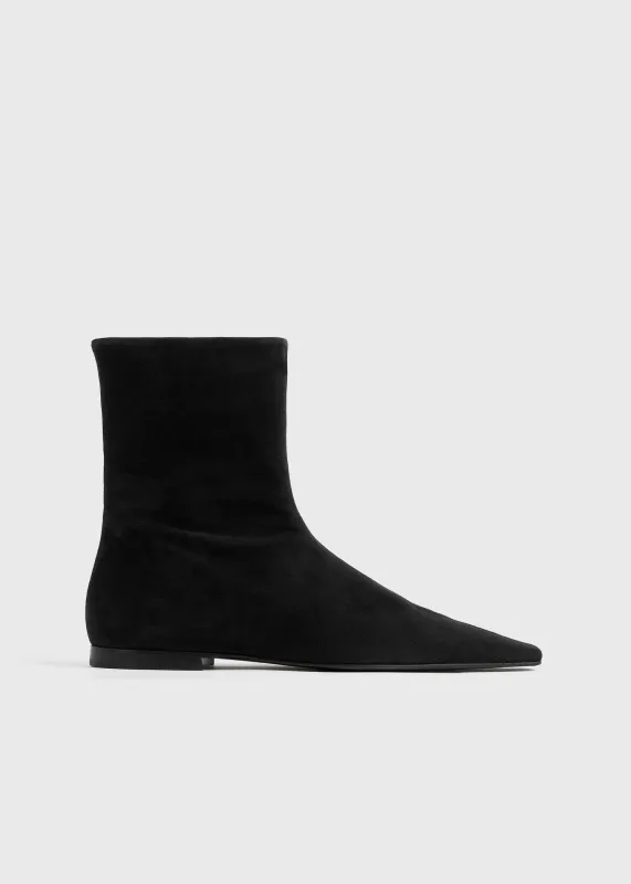 Zipped suede chelsea boots black sold by Toteme