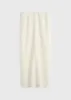 Light wool skirt ecru sold by Toteme