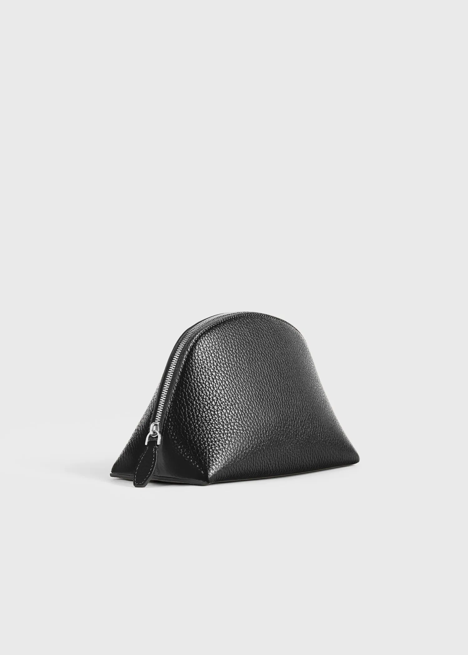 Small grained-leather day pouch black sold by Toteme product image thumbnail 4