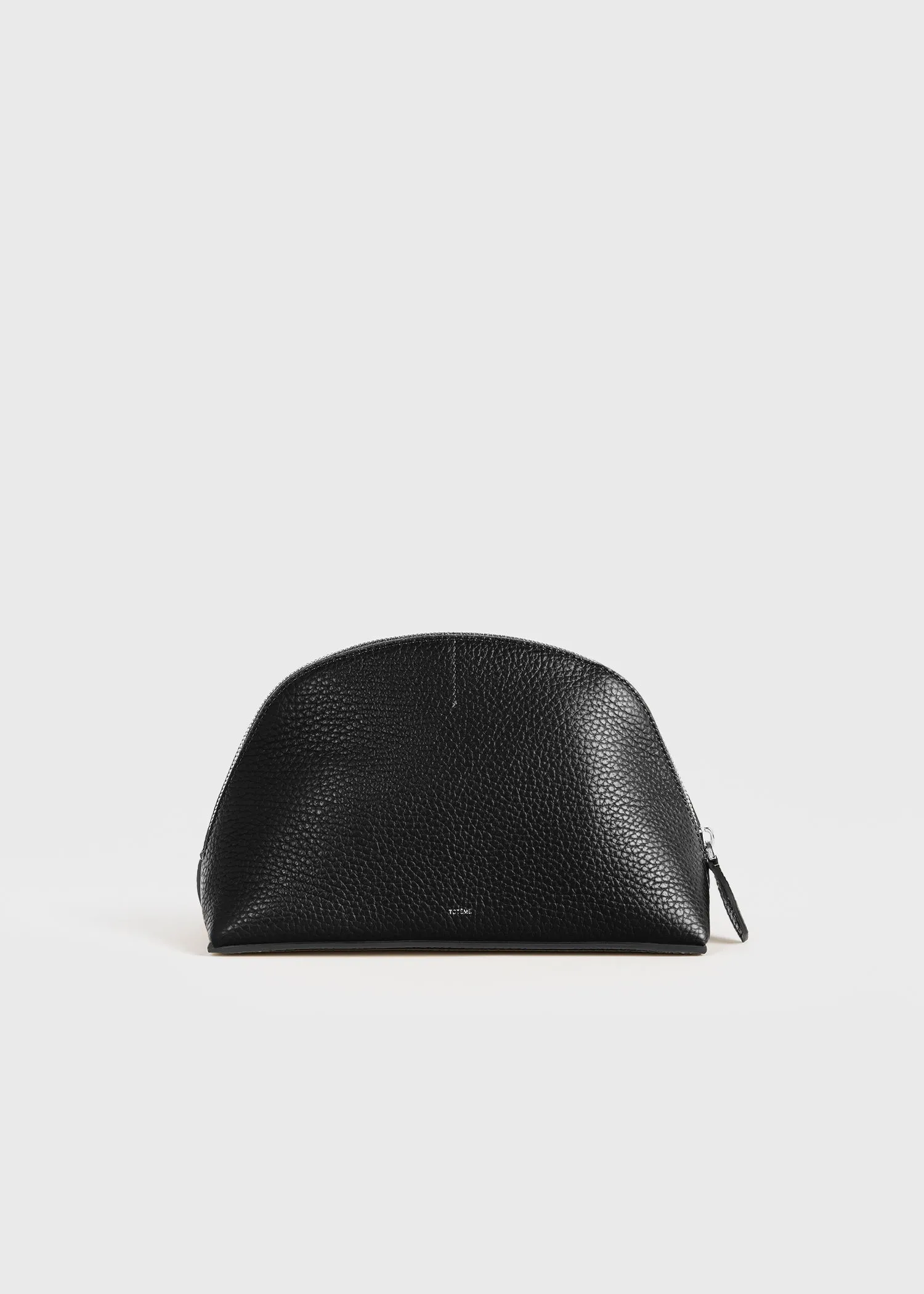 Small grained-leather day pouch black sold by Toteme