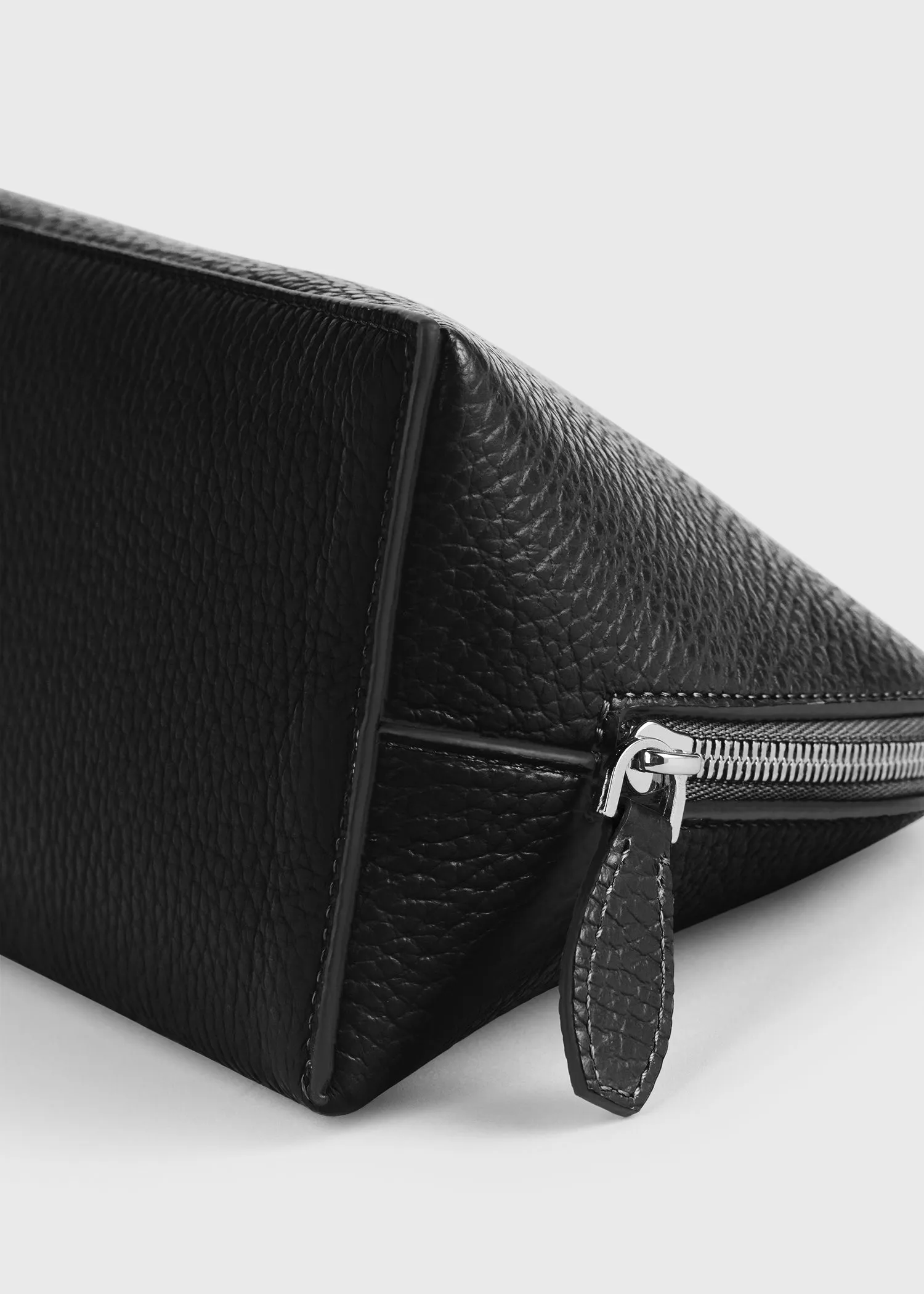 Small grained-leather day pouch black sold by Toteme product image thumbnail 5