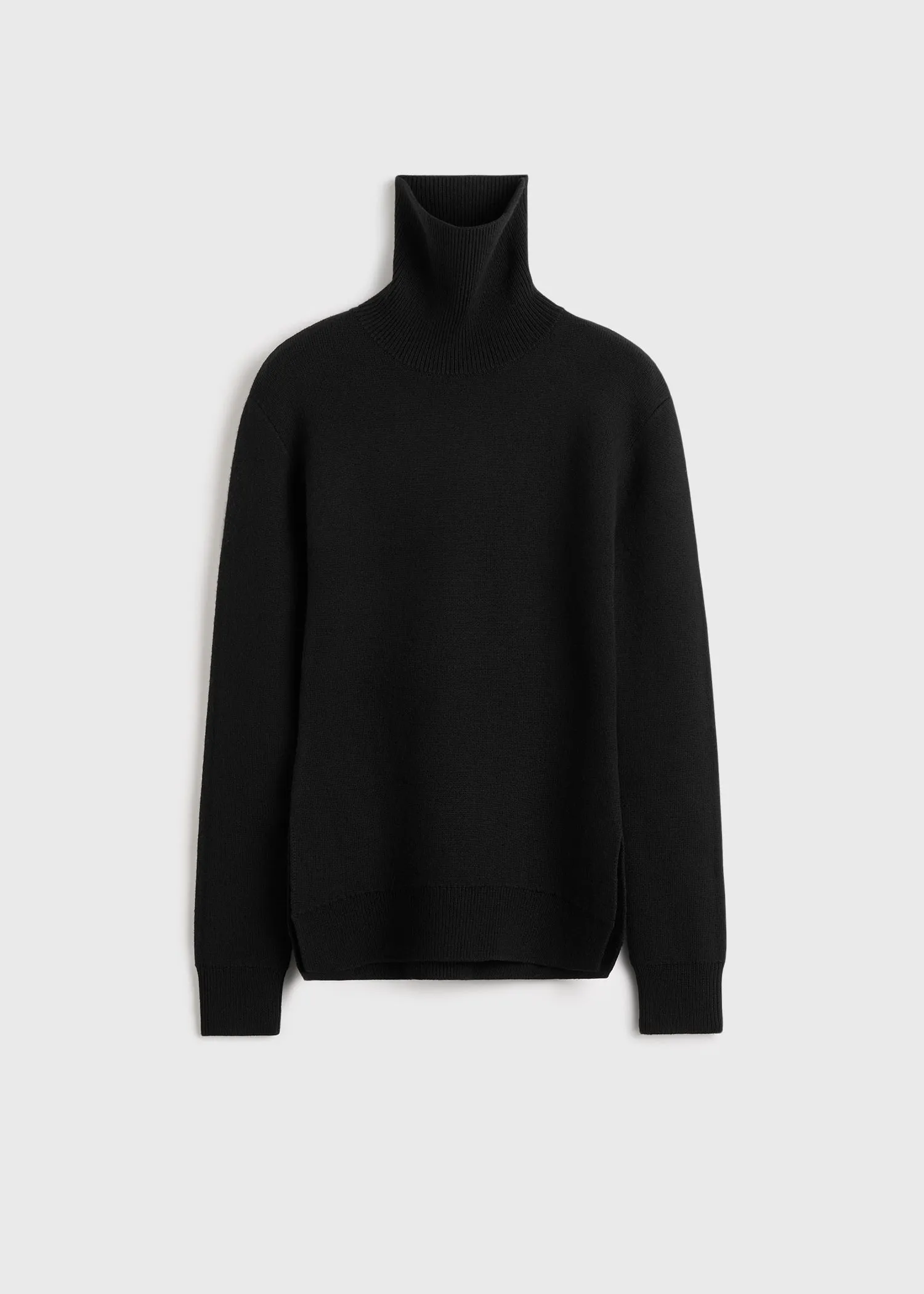 High-neck double knit black sold by Toteme product image thumbnail 5