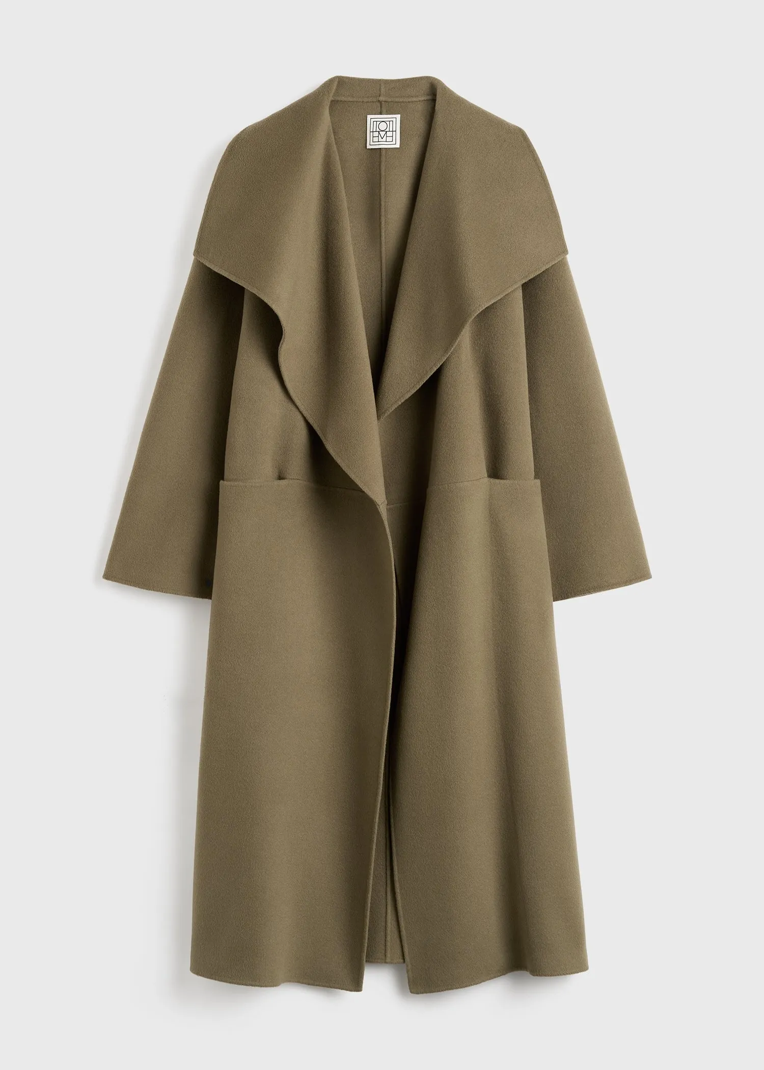 Signature doublé coat hazel sold by Toteme product image thumbnail 5