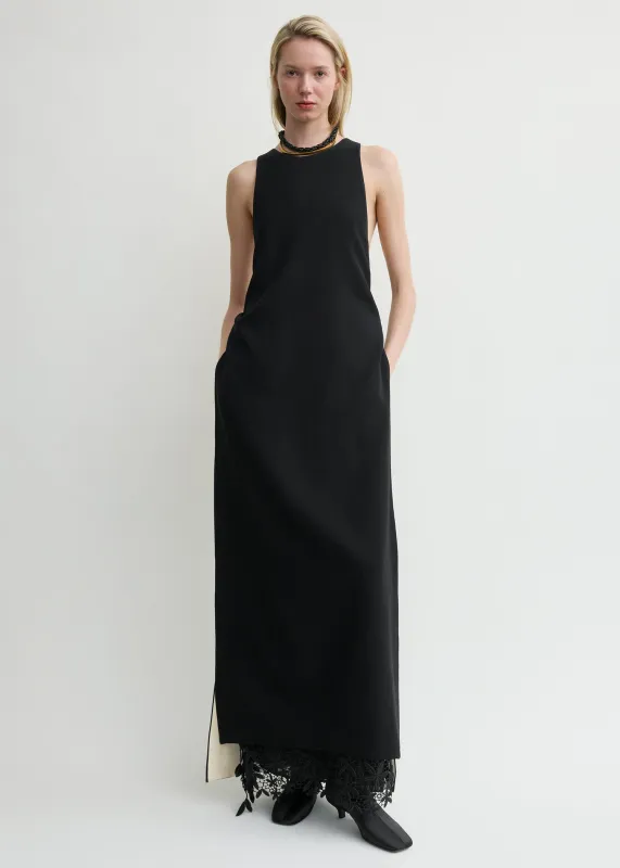 Racerback dress black made by Toteme