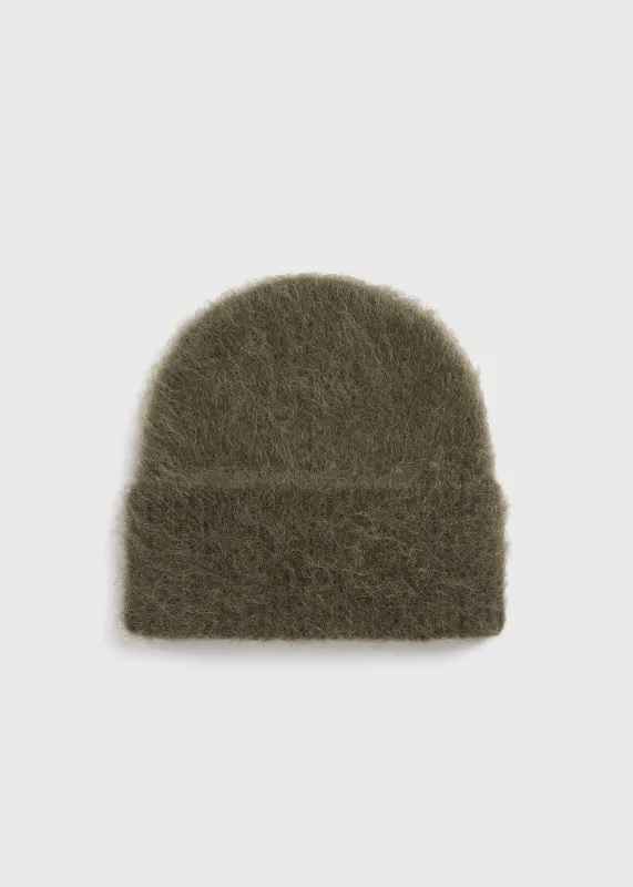 Alpaca knit beanie pepper sold by Toteme
