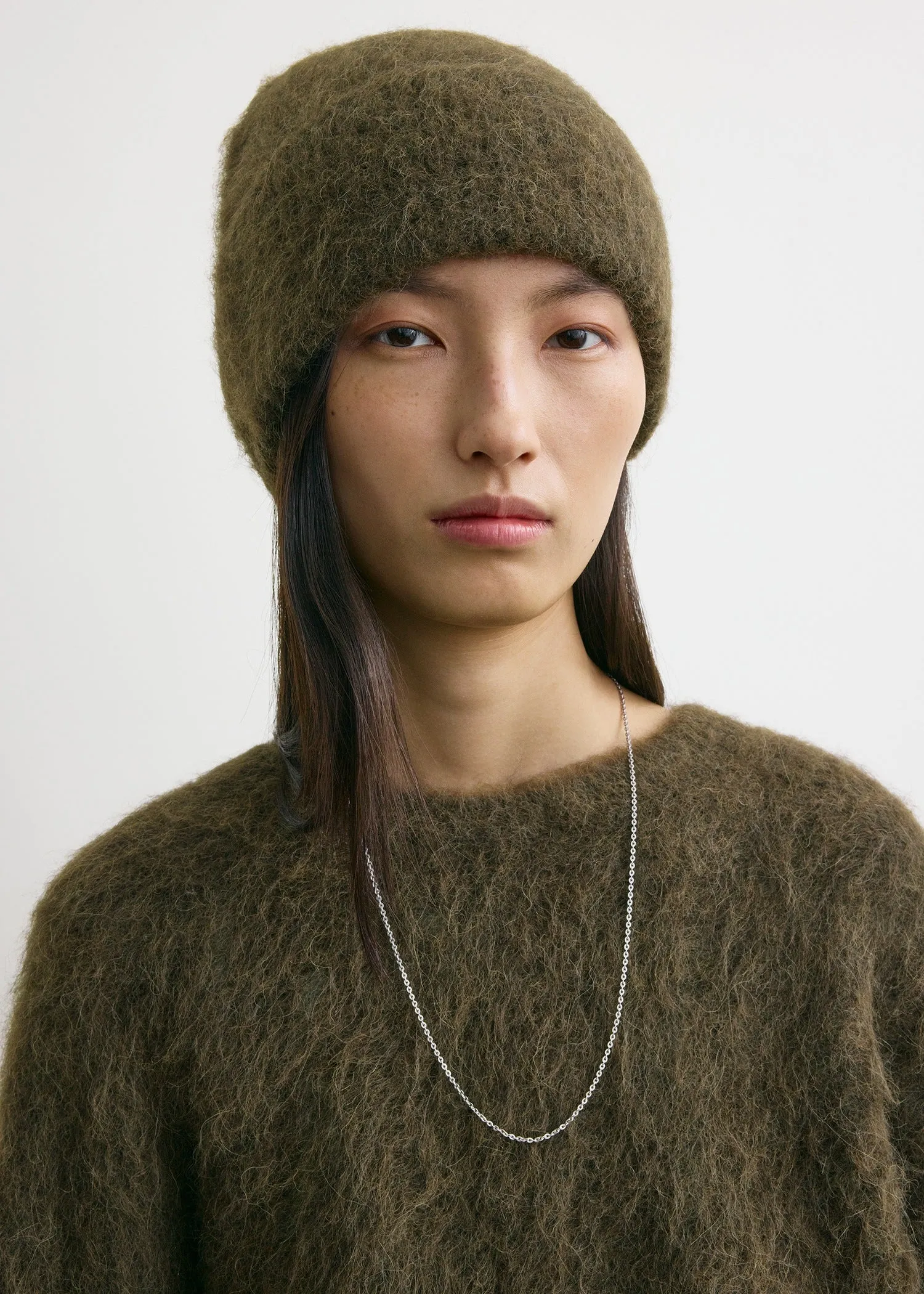 Alpaca knit beanie pepper sold by Toteme product image thumbnail 2