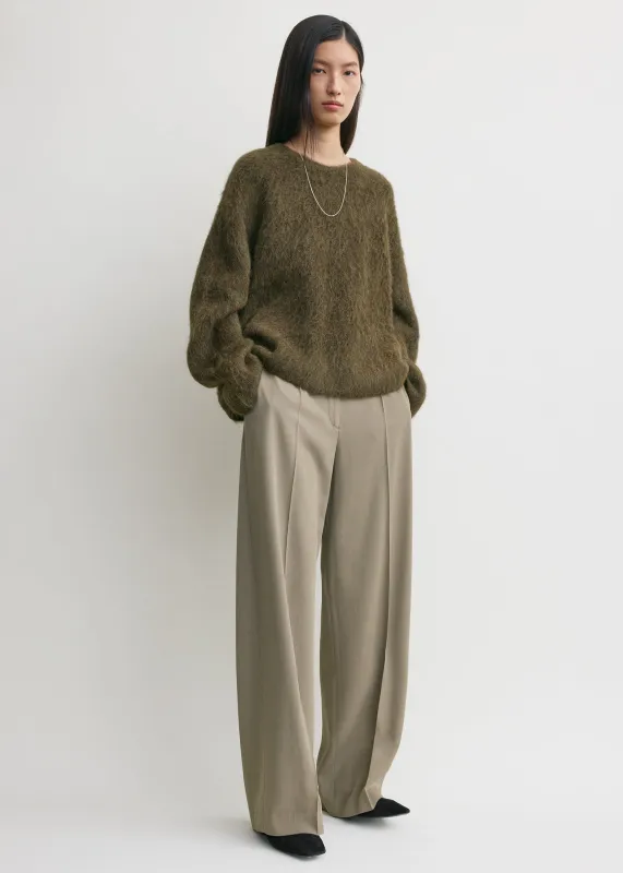 Boxy alpaca knit pepper sold by Toteme