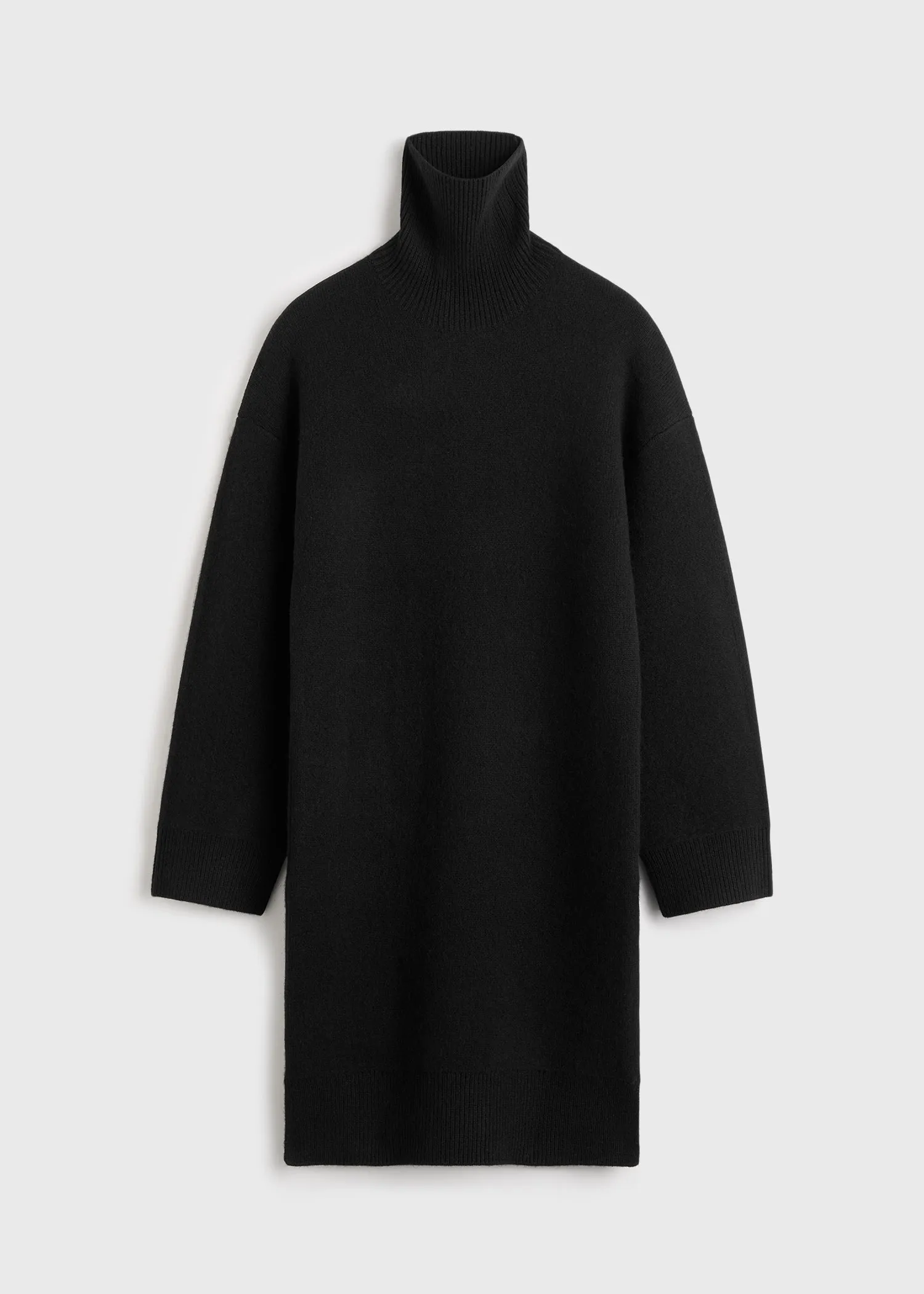 Broad turtleneck dress black sold by Toteme product image thumbnail 5