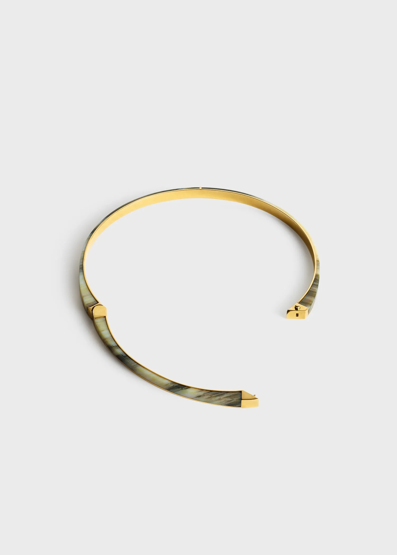 Signature collar beige/gold sold by Toteme product image thumbnail 4