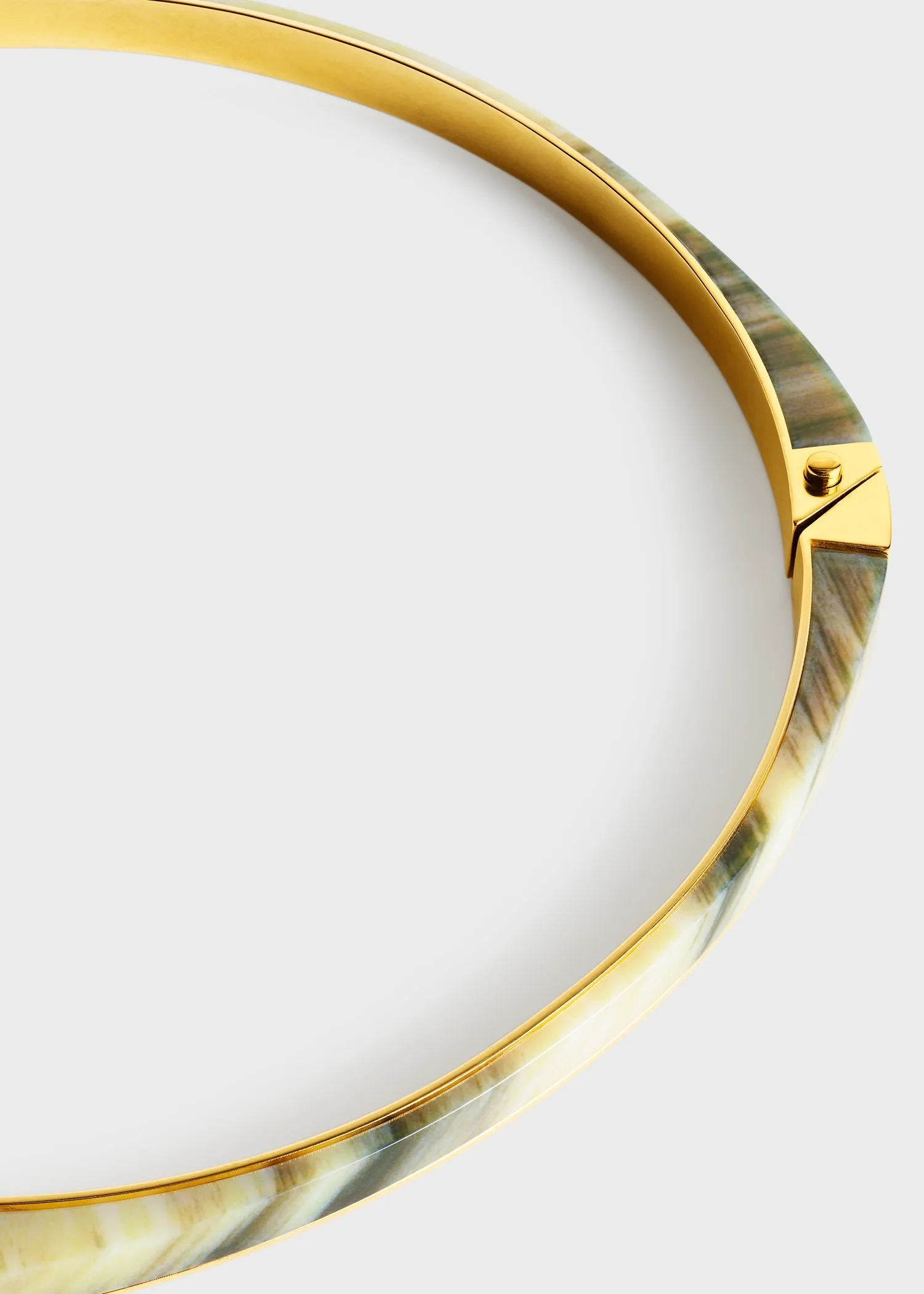 Signature collar beige/gold sold by Toteme product image thumbnail 5