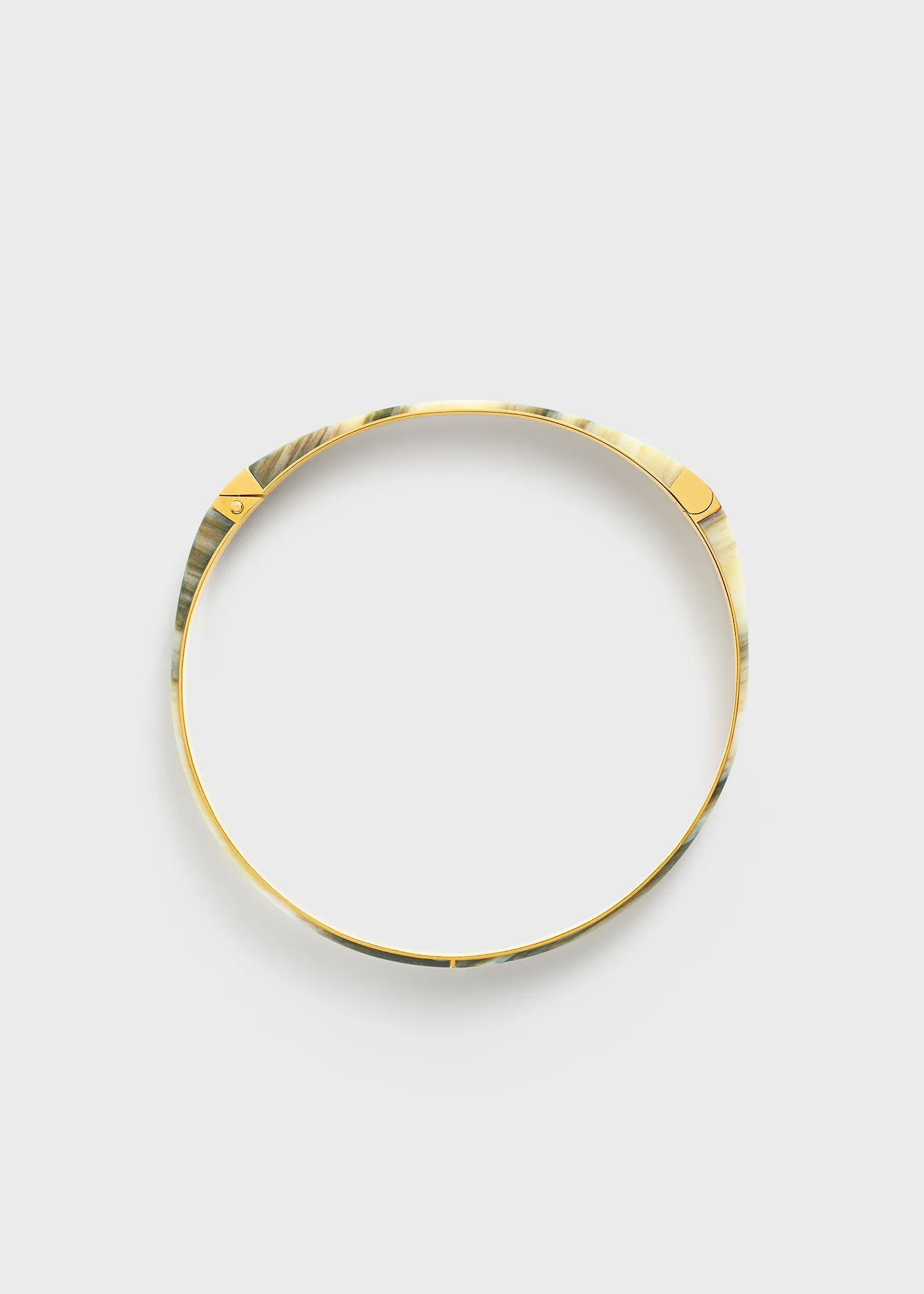 Signature collar beige/gold sold by Toteme