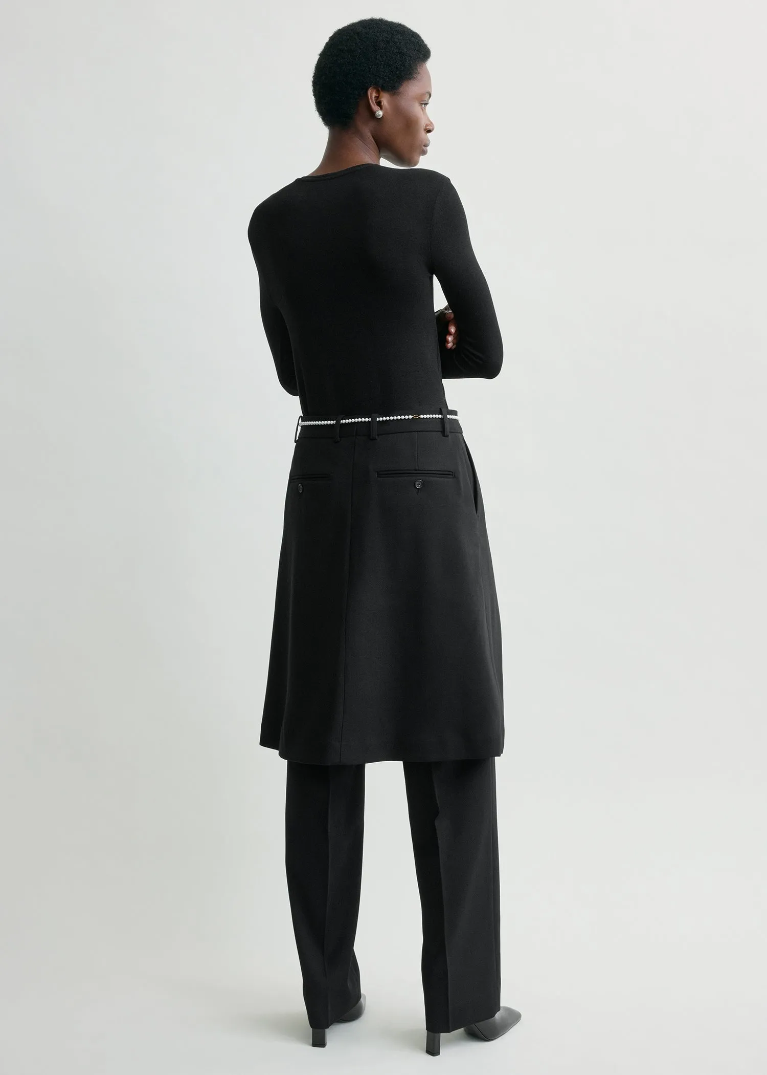 Long-sleeve jersey top sold by Toteme product image thumbnail 3