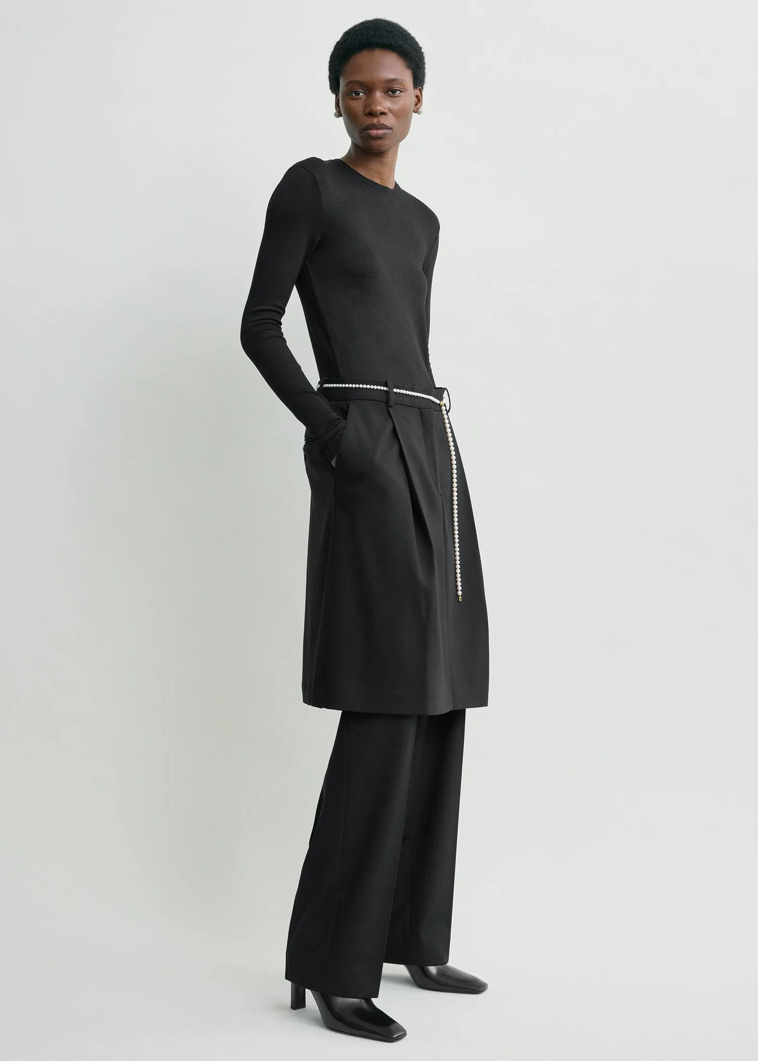 Long-sleeve jersey top sold by Toteme product image thumbnail 2