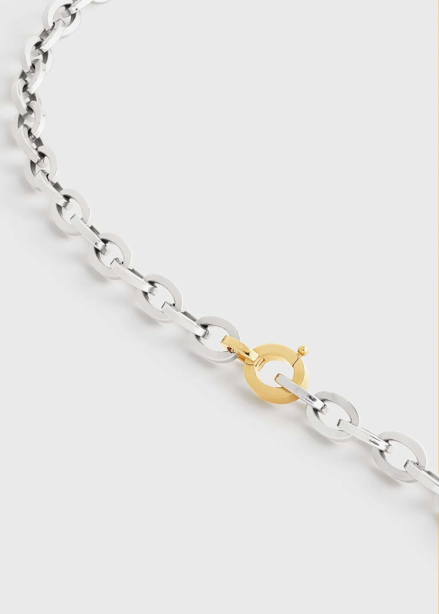 Bi-color chain silver/gold sold by Toteme product image thumbnail 5
