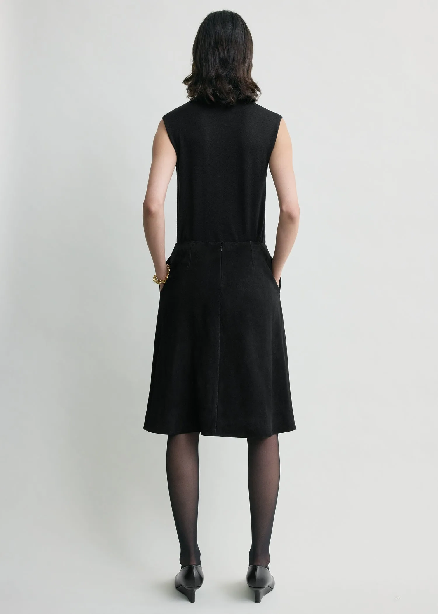 Suede skirt black sold by Toteme product image thumbnail 3