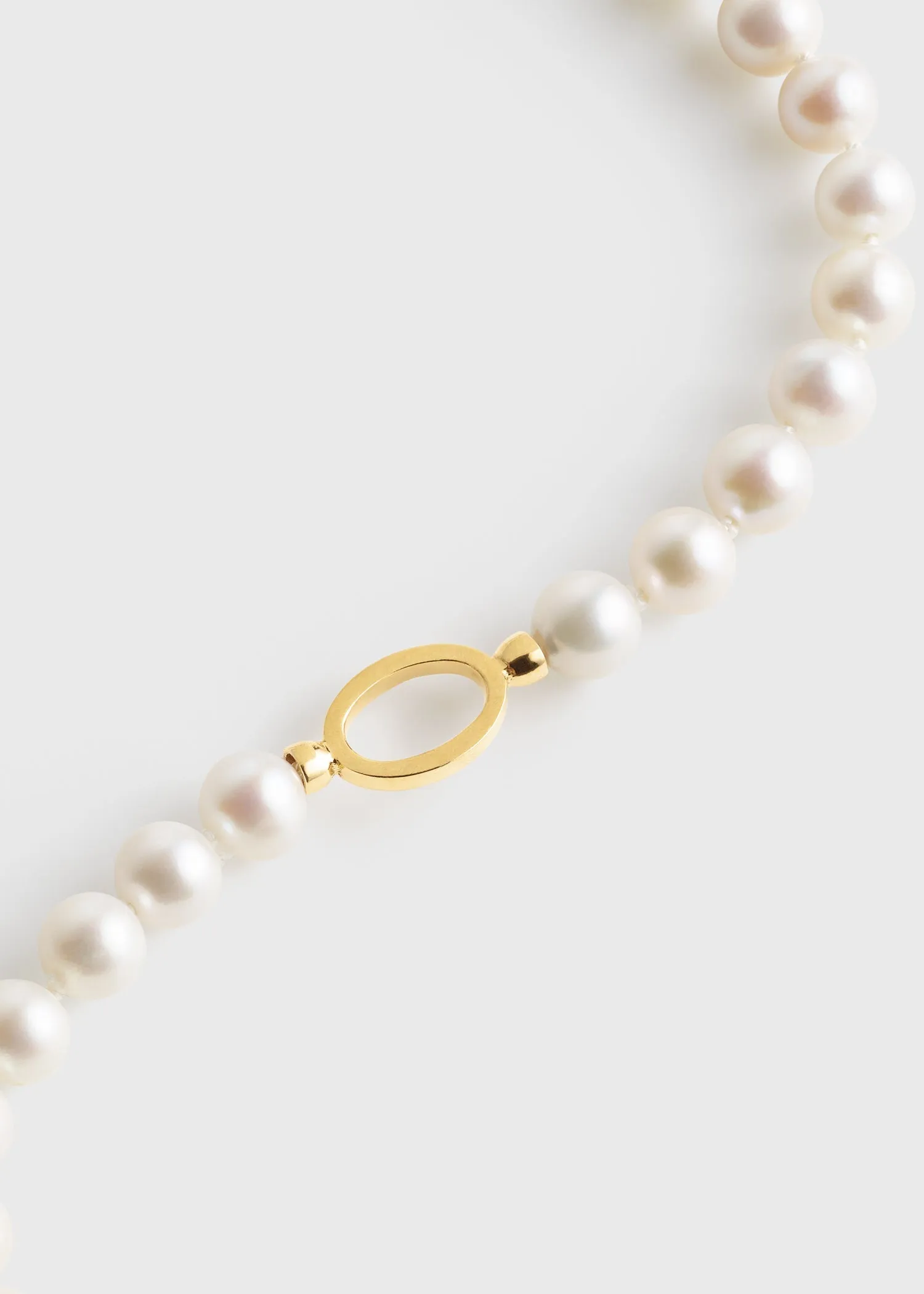 Infinity pearl necklace white sold by Toteme product image thumbnail 4
