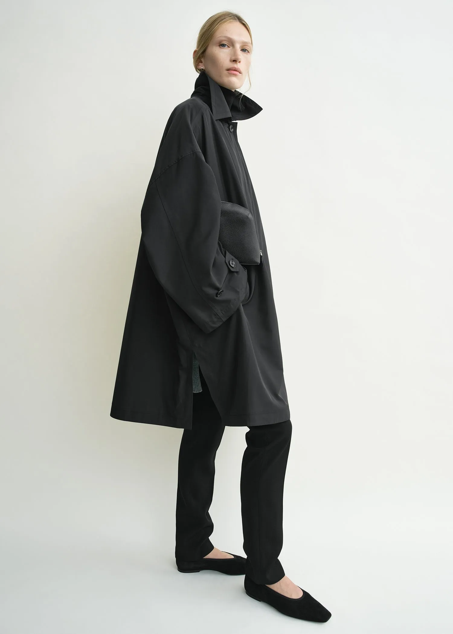 Car coat black sold by Toteme product image thumbnail 2