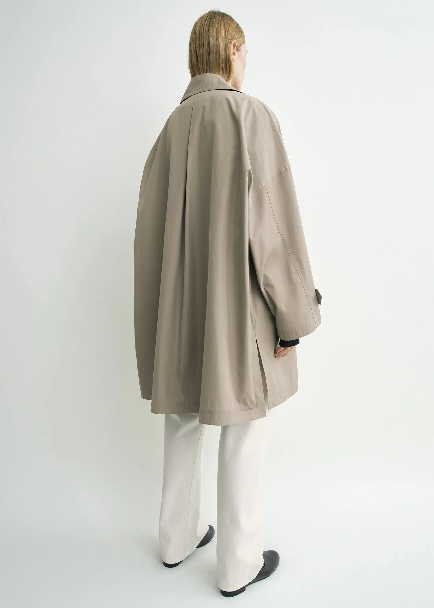 Car coat taupe sold by Toteme product image thumbnail 3