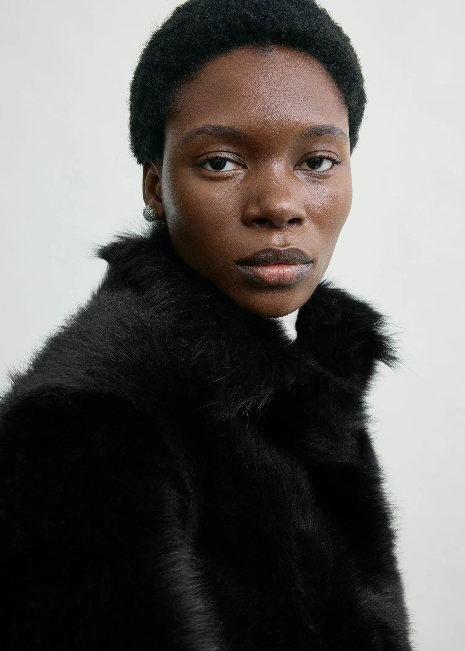 Silky shearling jacket black sold by Toteme product image thumbnail 5