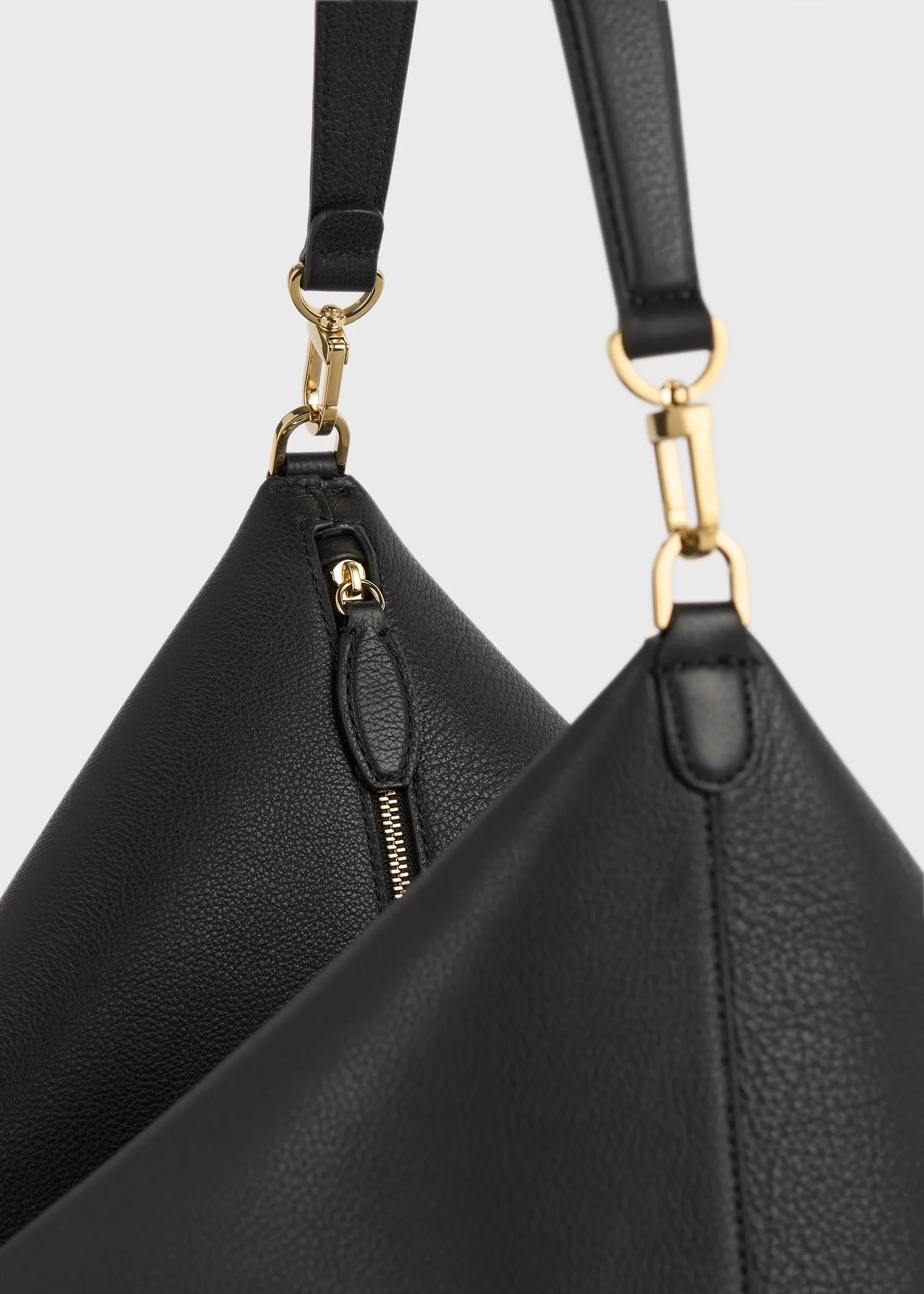 Medium Bevel grained-leather bag black sold by Toteme product image thumbnail 5