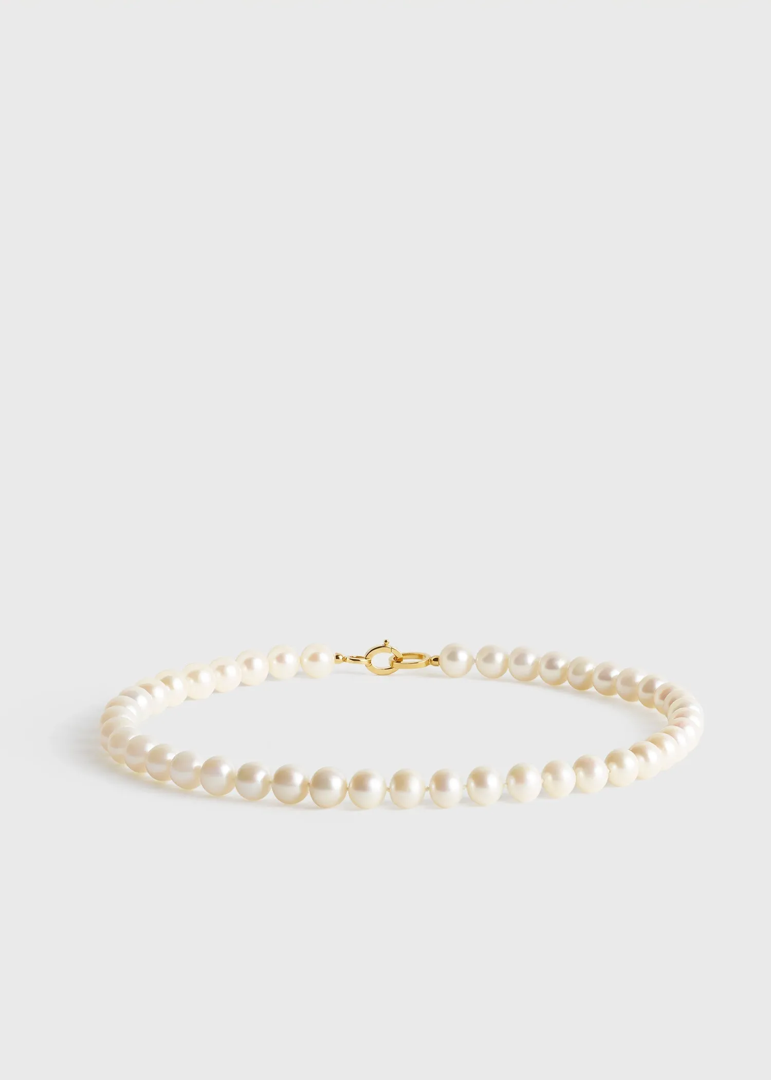 Infinity pearl choker white sold by Toteme product image thumbnail 5