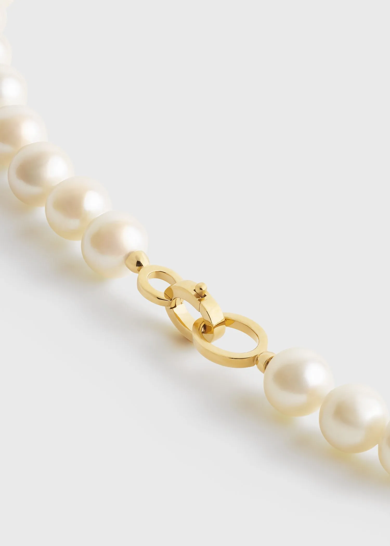 Infinity pearl choker white sold by Toteme product image thumbnail 4